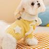 Soft Puppy Pullover Warm Dog Lapel Dress Pet Supplies Two Legs Dog Clothes  Spring Autumn