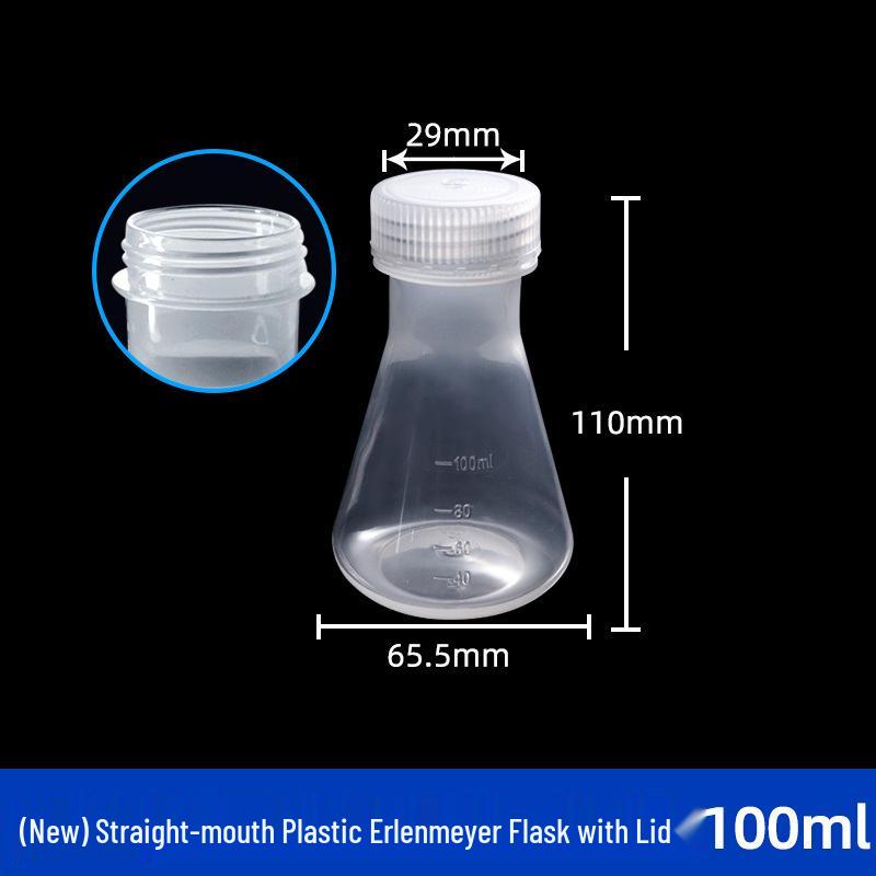 Plastic Erlenmeyer Flask - Triangular Laboratory Conical Flask PP