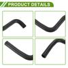 HOPESPANNER Radiator Coolant Hose 1657131230 for Toyota Highlander 3.5L 2008-2013, Good Sealing Black Upper Heater Hose Rubber (1 Piece)