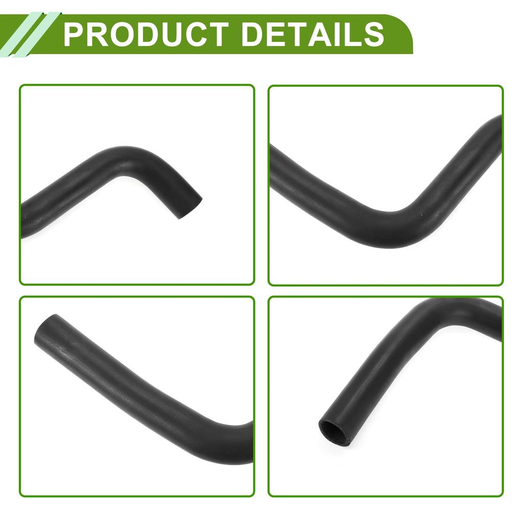 HOPESPANNER Radiator Coolant Hose 1657131230 for Toyota Highlander 3.5L 2008-2013, Good Sealing Black Upper Heater Hose Rubber (1 Piece)