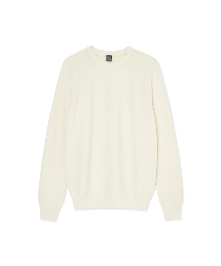 IOLO Soft Raglan Crewneck_Ivory
