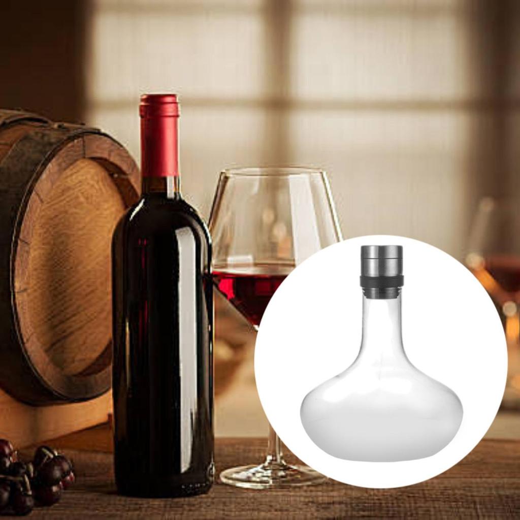 Red Wine Decanter Multifunctional Glass for Kitchen Restaurant Cafe Style B