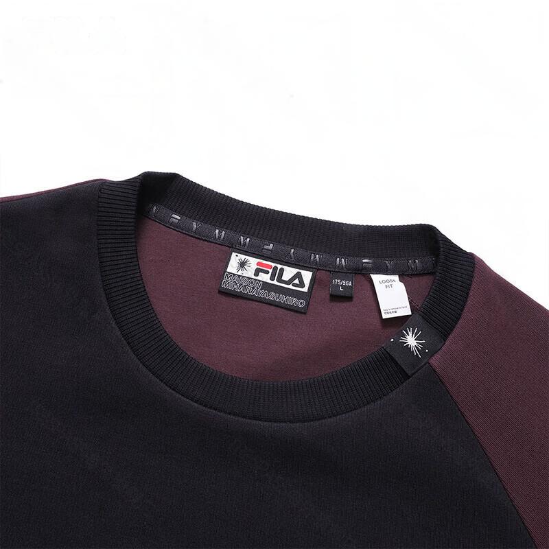 New Mihara Yasuhiro X FILA MIHARA YASUHIRO Collaboration Collection Sweatshirts Men's Jet Black F11M143204F-BK
