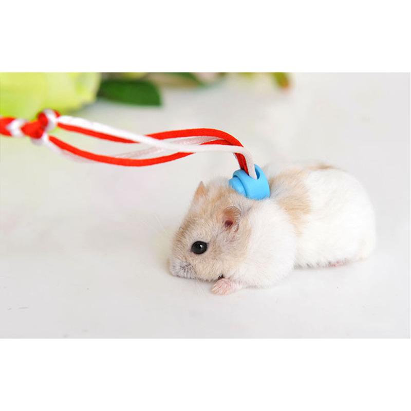 1.4m Adjustable Pet Hamster  Leash Adjustable Colored Traction Ropes Harness Lead Collar