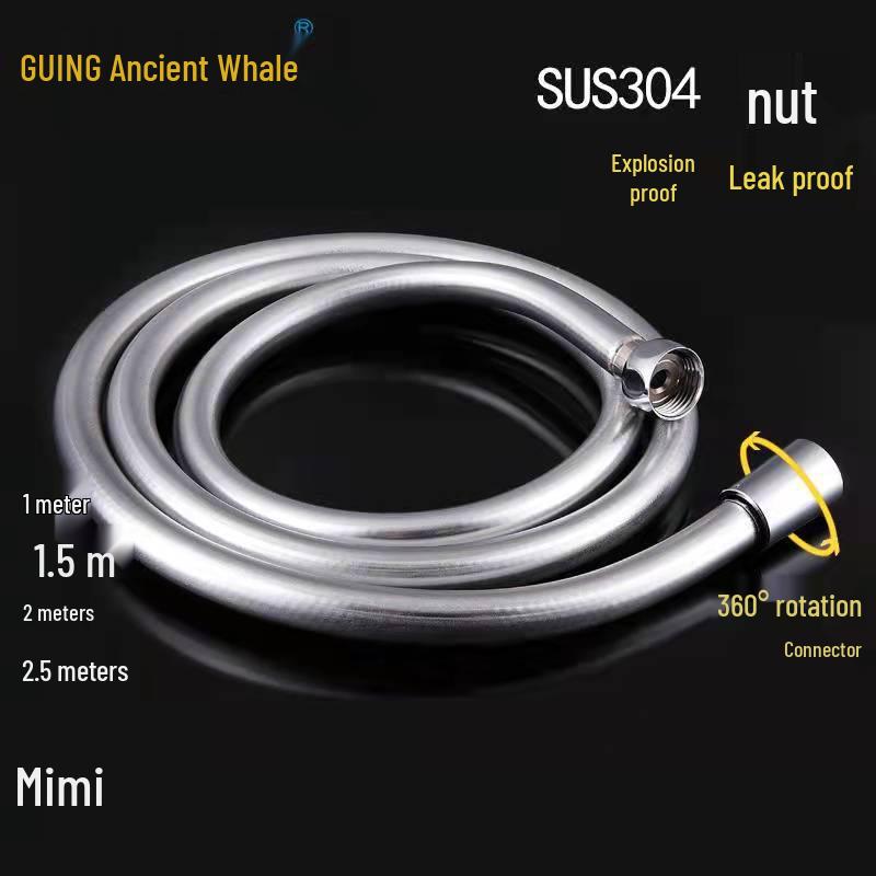 PVC Rain Shower Hose - 1.5m/4m Flexible Water Pipe for Water Heaters