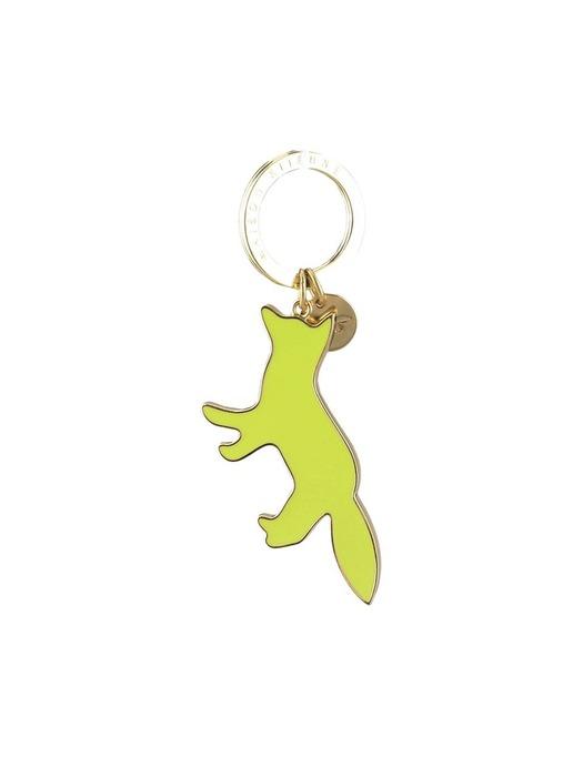 

MAISON KITSUNE Maison Kitsune OW06901AM1002 0150 Profile Fox Keyring Citron Ber FREE
