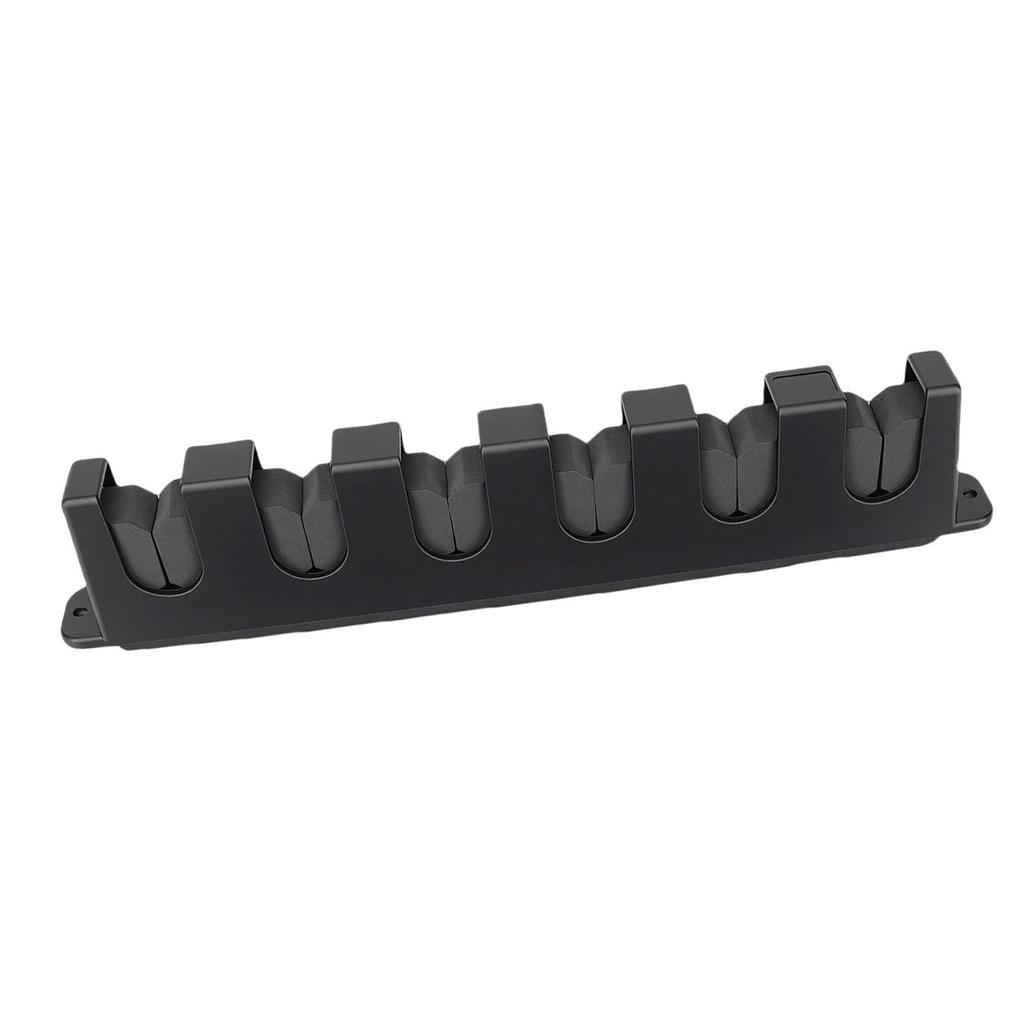Fishing Rod Holder 6 Slots Wall Mounted Fishing Pole Storage Display Rack for Garage Home Shed