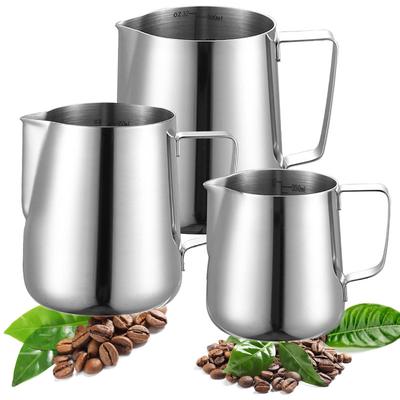 Messbecher aus Edelstahl mit Innenskala-Design Küchenwaage Becher Flüssigkeit Ziehblumenbecher Küchenwerkzeuge 350/600/1000ml