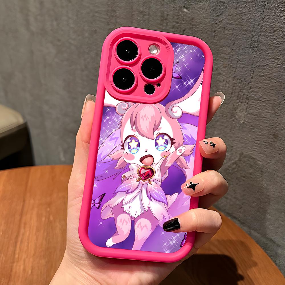 HSR Mem Thicken TPU Mobile Phone Case for iPhone 17 16 15 14 13 12 11 Air Pro Max Plus Colorful Cover