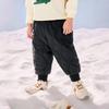 Kids Thickened High Waist Outer Wear Warm Winter Down Pants For Boys And Girls