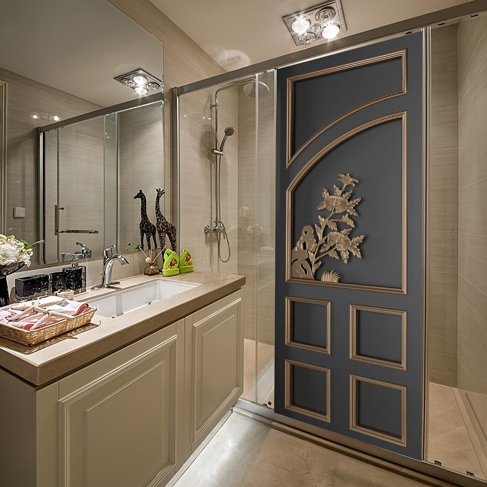 

3D-малюнок дерев’яних дверей. Наклейка на двері. Фреска. Шпалери для дверей, що самоклеяться. 77X200cm（cut 2pcs）