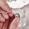 Convenient 500Pcs Candle Wicks Holders with Iron Base for DIY Projects