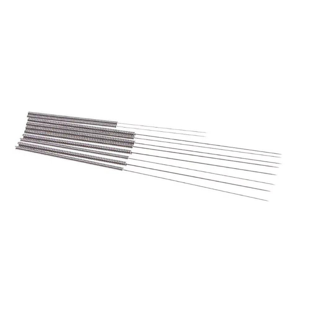 10Pcs 0.2mm 0.25mm 0.3mm 0.35mm 0.4mm Drill Nozzle Cleaning Needles Clean Tool  For V6 MK8 Nozzle
