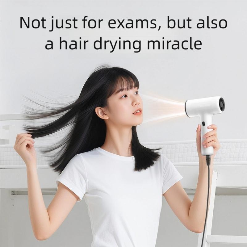 Quick Dry Blow Dryer Fast Hairdryer 500W Drying Hair Tool Rechargeable Quick Styling Tool ABS Texture for Drying Hair
