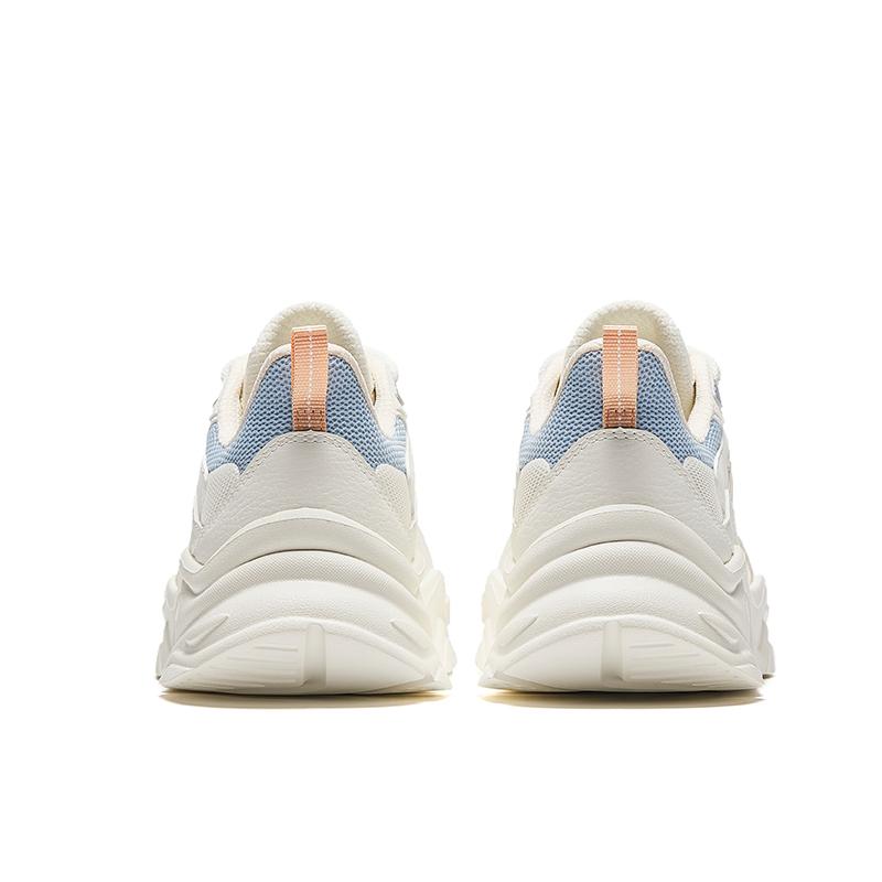 Anta Little Millennium Simple Versatile Non-Slip Wear-Resistant Low-Top Casual Shoes Women Sneakers White 922448811-1