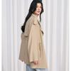 Early Spring Simple Casual Style Daily Versatile Adjustable Small Trench Coat