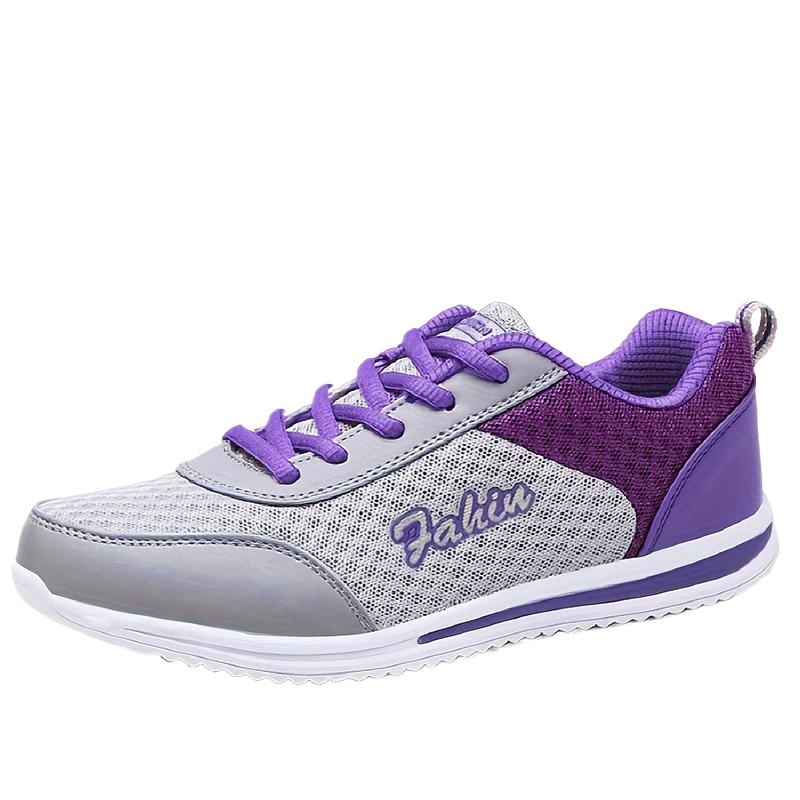 Women's Sneakers Breathable Fashion  New Trainers Solid Color Sneakers Women Mesh Fabric Lace Up Woman Shoes Female Footwear