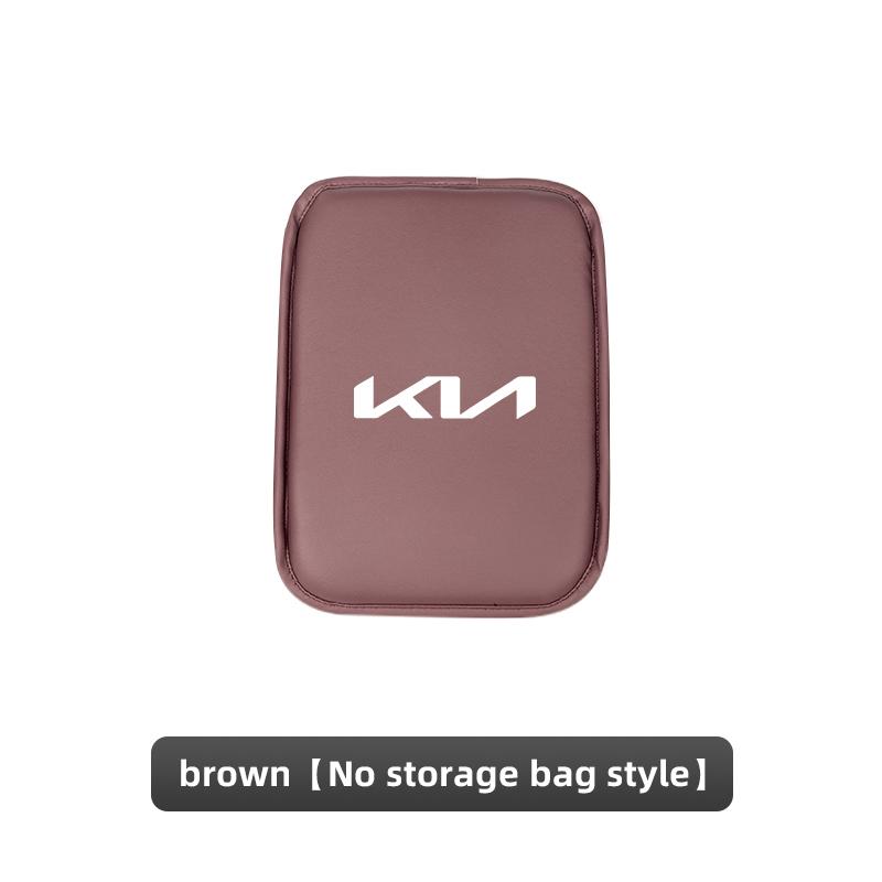 AABFS1 Car Armrest Mat Center Console Leather Protection Cushion For Kia KN GT-Line Sportage Ceed Rio Picanto Sorento Soul Cerato Venga