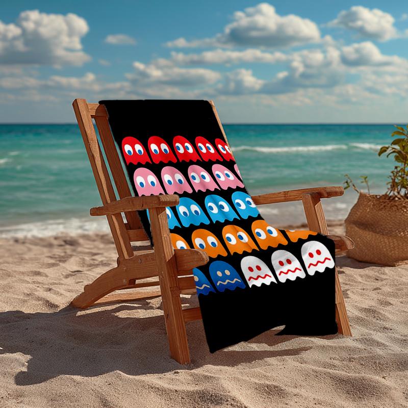Pixel Game Fashion Beach Towel: Ideal for Summer Adventures Soft, absorbent and quick drying suitable for swimming and bathing