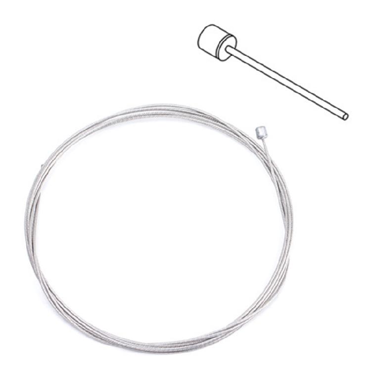 Universal Bicycle Brake Cable 1.7m 2.1m Bicycle Brake Cable Housing Kit Universal variable speed (2.1 meters) серебряный