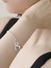 Sosoo Silver Heart Toggle Bracelet
