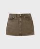 Who.A.U Denim Skirt / Whwjg2591F