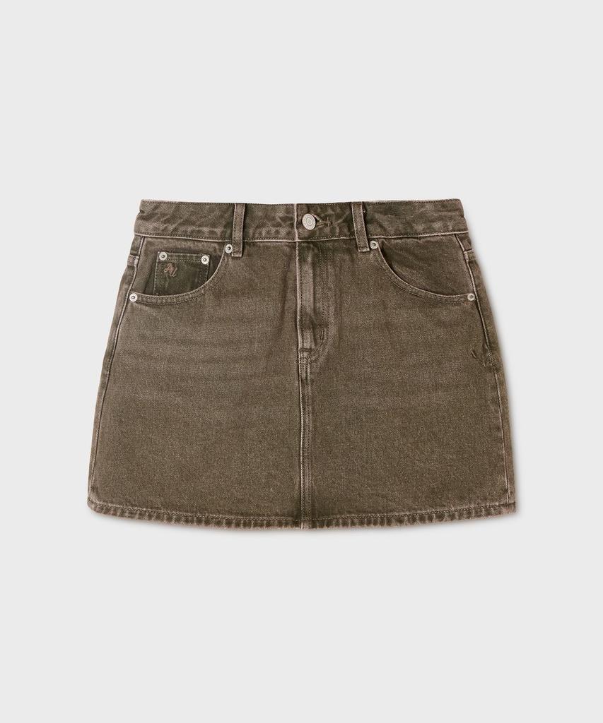 Who.A.U Denim Skirt / Whwjg2591F