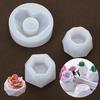Mini Silicone Plant Pot Molds Form Arts Craft Polygonal Casting Moulds DIY Succulent Flowerpot Candle Holder Concrete Clay Mold