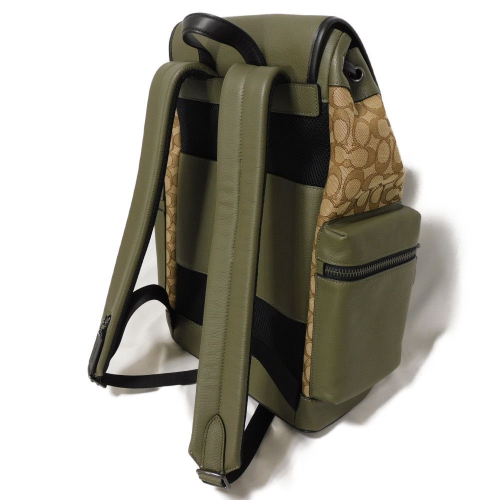 Used 9726 Sprint Daypack CD273 7927 Current Logo Beige Unused Signature Jacquard Olive Drab Men's from Japan AUTHENTIC