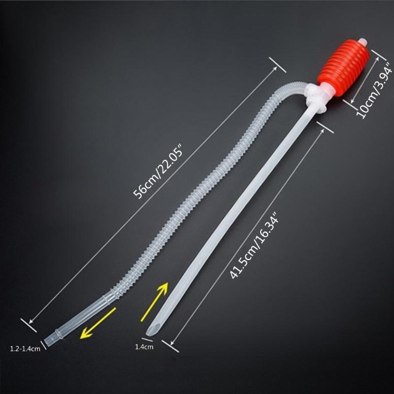 Manual Siphon Pump Water Liquid Hand Syphon Transfer Pump for Transfer Oils Fuel Kerosene or Water