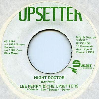 7inch Record LEE PERRY, UPSETTERS - Night Doctor Upsetter 1970 Jamaica Reggae, Ska & Dub
