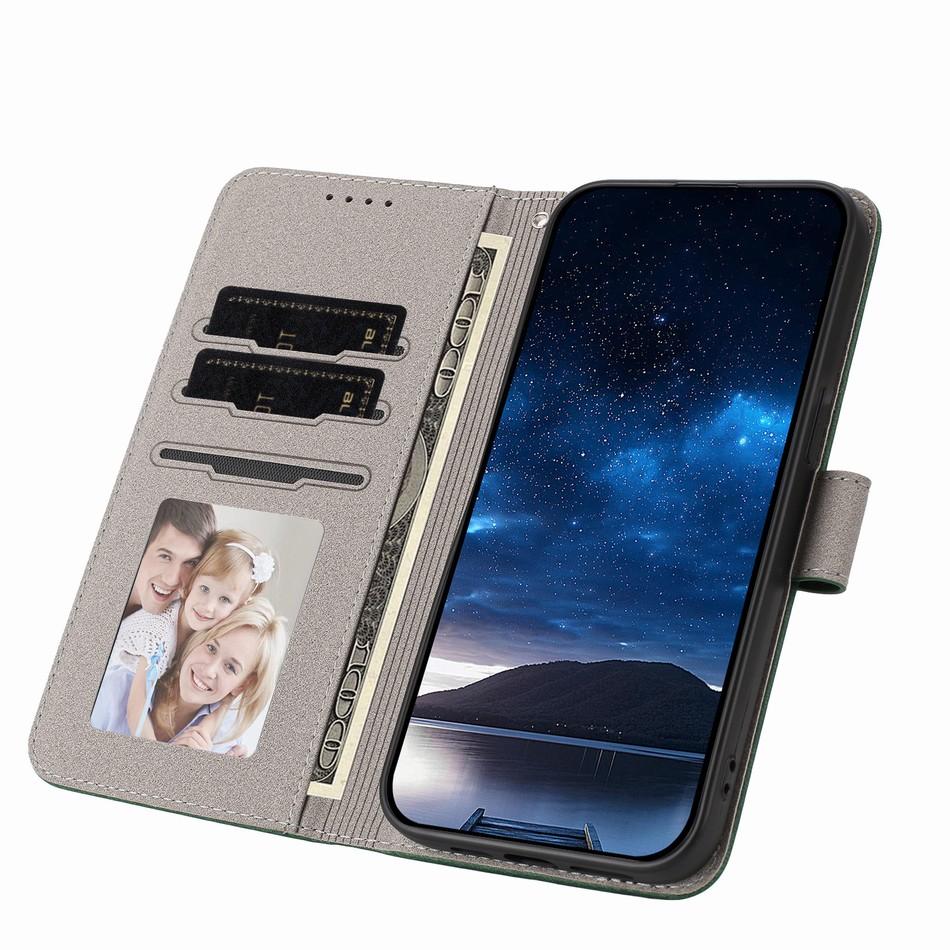 Simple Phone Case For Vivo V30 V40 SE V50 Lite 5G Y02 Y02S Y03 Y04 Y11 Y12 Y15 Y16 Y17 Y17S Y19 Y19S Cash Slots Wallet Cover