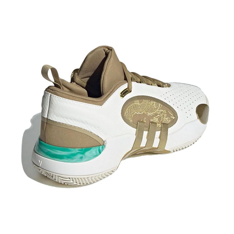 Adidas D.O.N. Issue #5 Year of the Dragon Men Sneakers White Core-White Matte-Gold IH7517