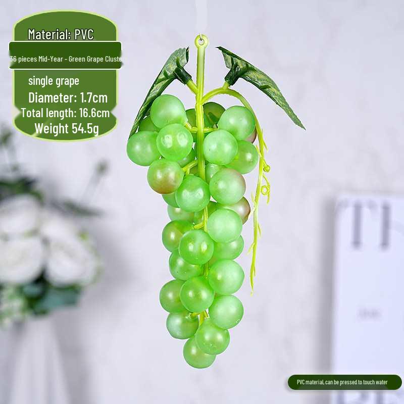 Foam Fruit Model Set: Educational Toy & Display with Plastic Apples, Bananas, Grapes for Kids