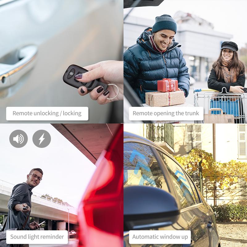 new General remote central door lock keyless entry system, remote control to open the trunk, lock automatic window function