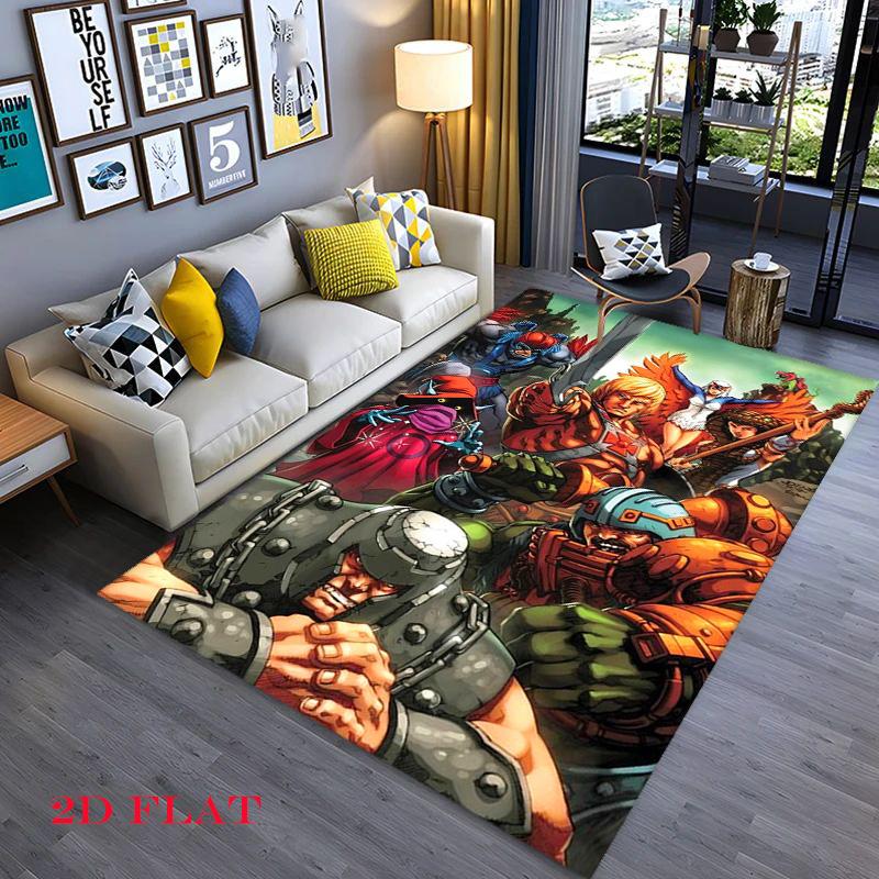 Masters Universe Retro Art Carpet Home Decor Suitable For All Seasons Bathroom Mat Protective Pad Dormitory Decoration