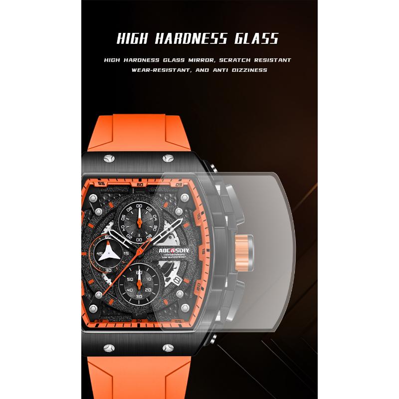 Fashion Movement Quartz Watch For Men Business Date Wristwatch Luxury Waterproof Time Clock