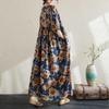 Short Sleeve Plus Size Cotton Vintage Floral New In Dresses for Women Casual Loose Long Summer Dress