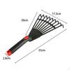 Grass Leaf Rake Portable for Lawn Leveling Yard Grooming Leaves