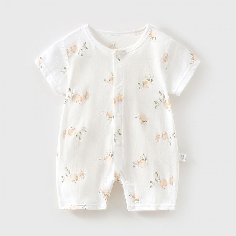 Summer Infant Unisex Cotton Short Sleeve Onesie