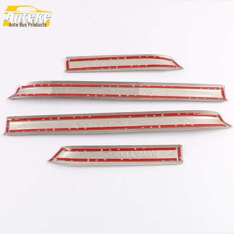 13 Santana Einstiegsleisten und Stoßfänger Kofferraum Willkommenspedalstreifen Mod