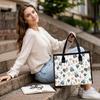 Cute Party Pattern Tote Bag Stylish Portable Casual Shoulder Handbag for Daily Use