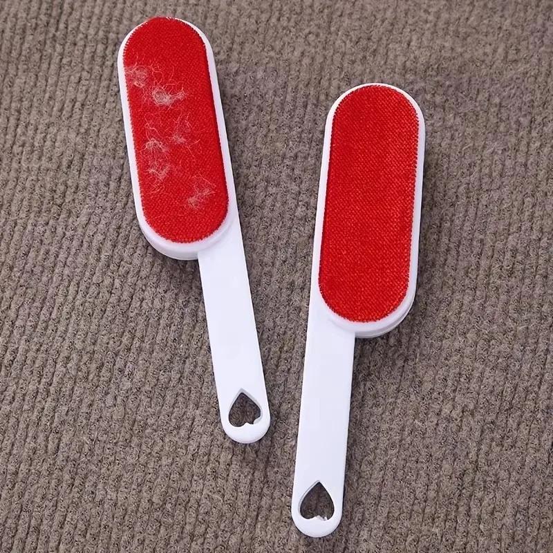 Rolo autolimpante para remoção de fiapos, 2 lados, escova para remoção de pelos de animais de estimação, escova para remoção de pelos de cachorro, gato, sofá, carpete, roupas