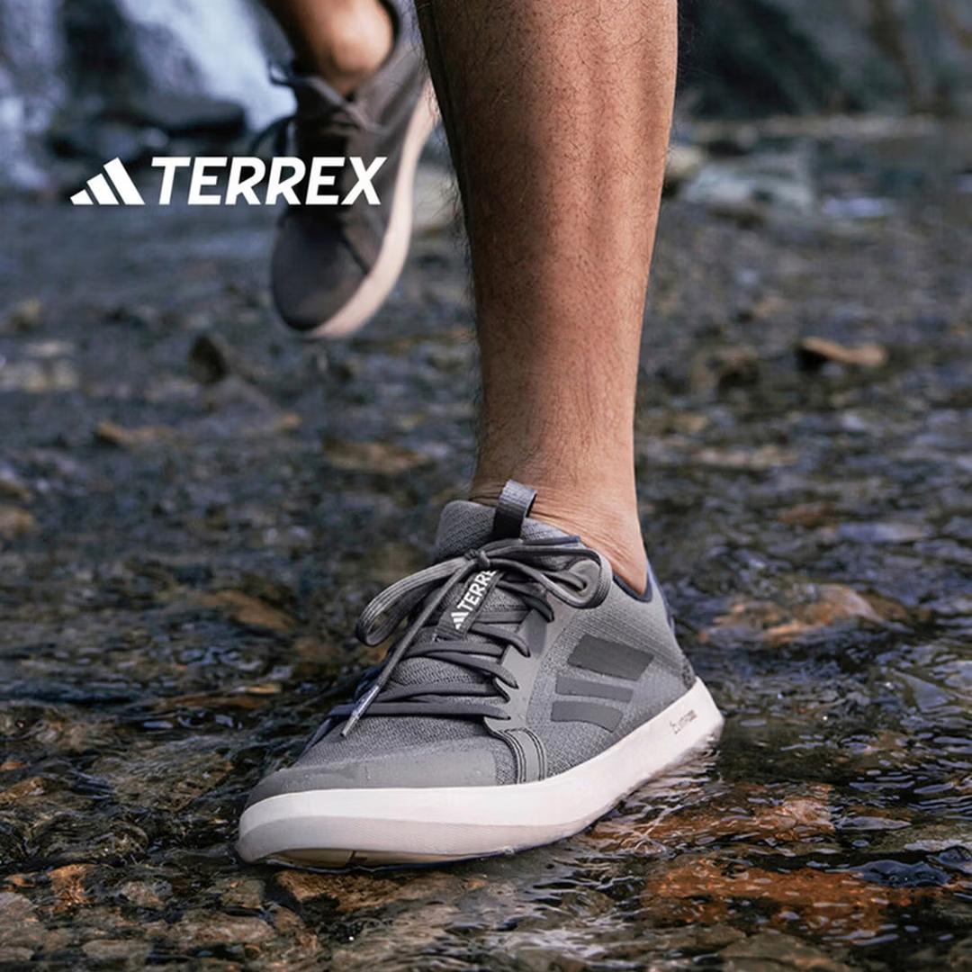 Треккинговые кроссовки Adidas BOAT LACE CLIMACOOL для мужчин и женщин Adidas TERREX JR1821 36 серый