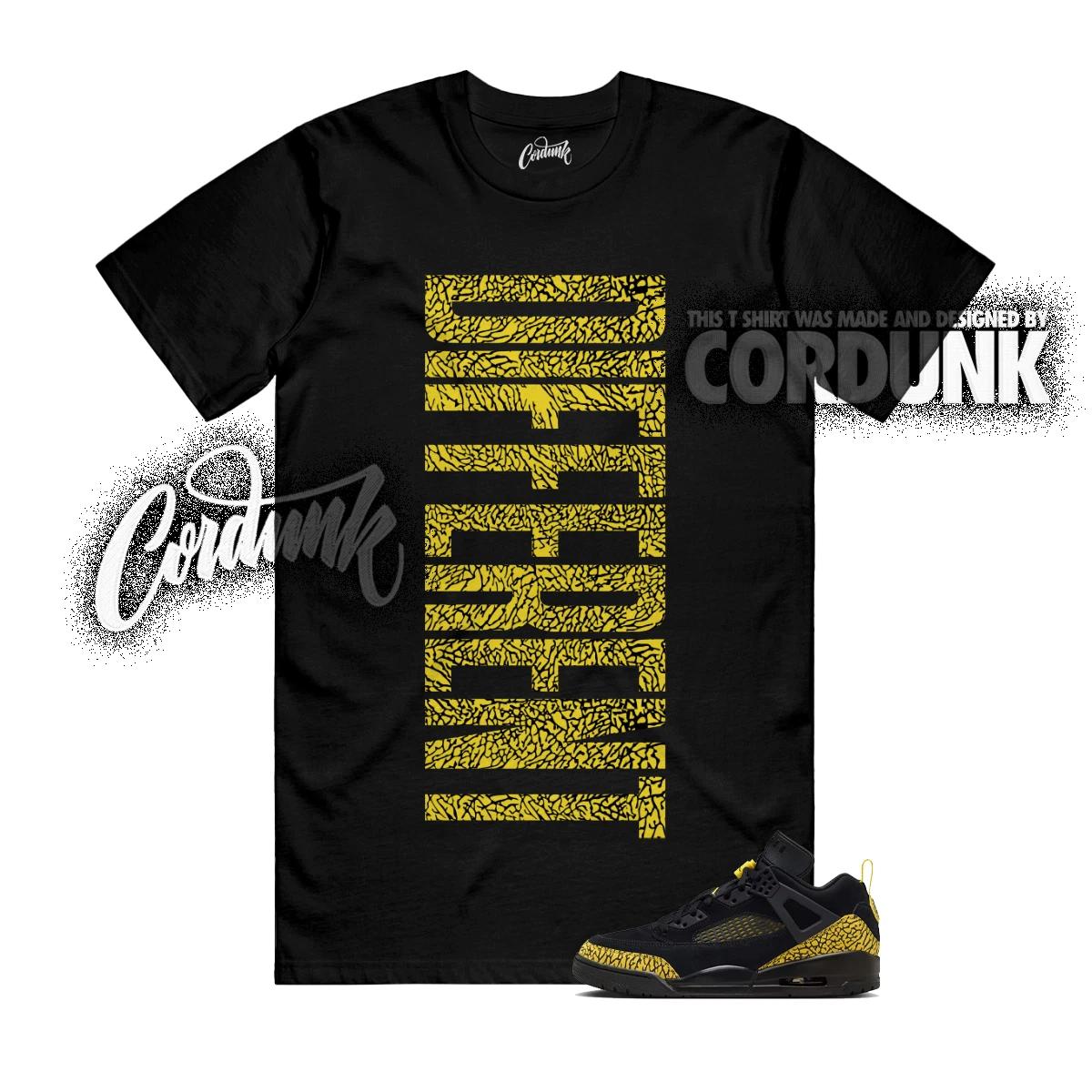 Spizike Low Thunder Speed Yellow Black Lightning Tour New Love T Shirt DFRNT L