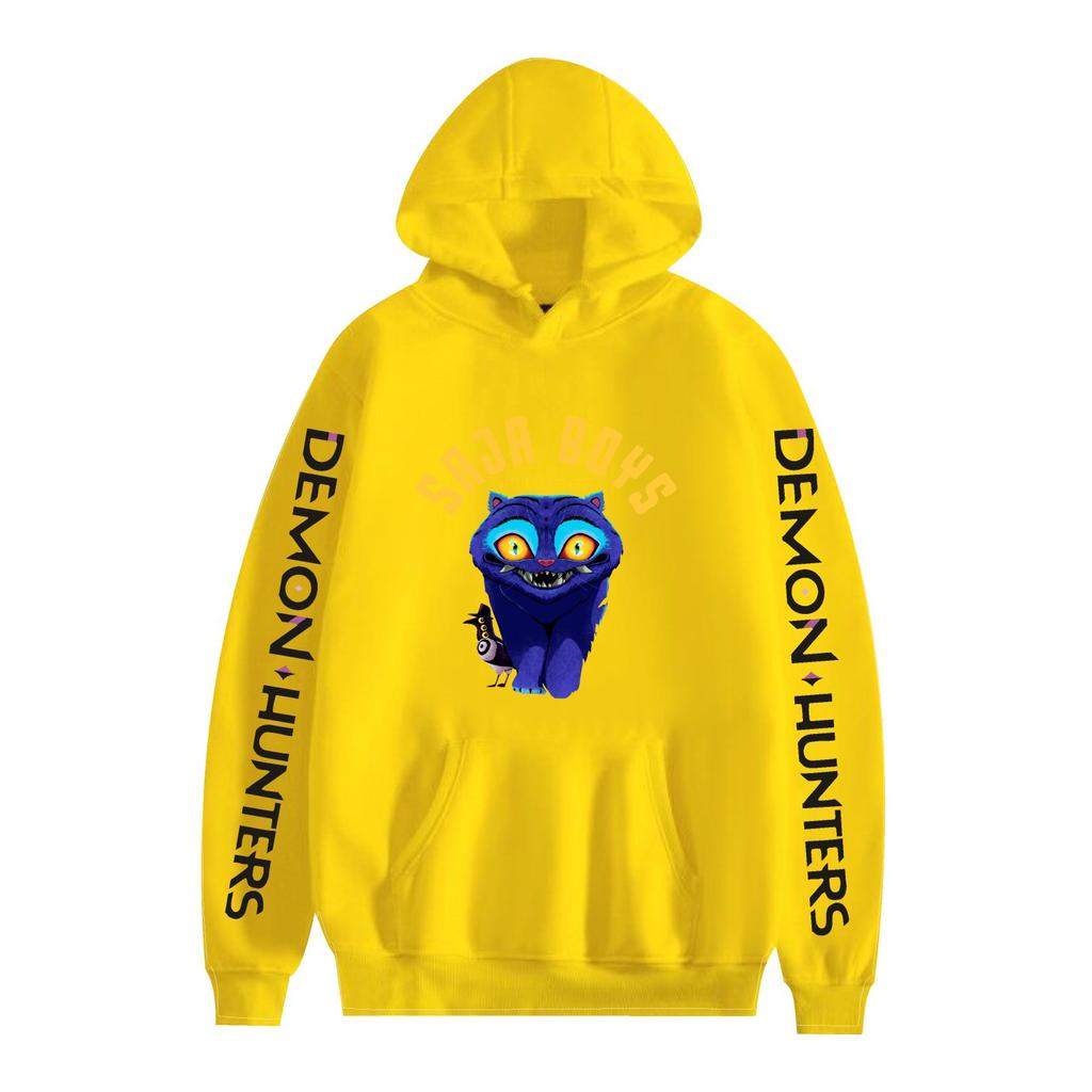 KPop Demon Hunters Anime Hoodie KPop Demon Hunters Hoodie Streetwear Hooded Sweatshirt Men Women Cosplay Sports