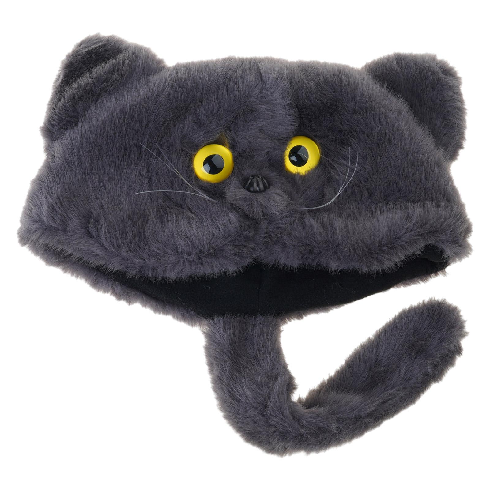 

Cartoon Cats Ear Fleece Beanies With Thick Warm Hat Hair Decoration For Skiing Motorcycle Running Winter Sports 1