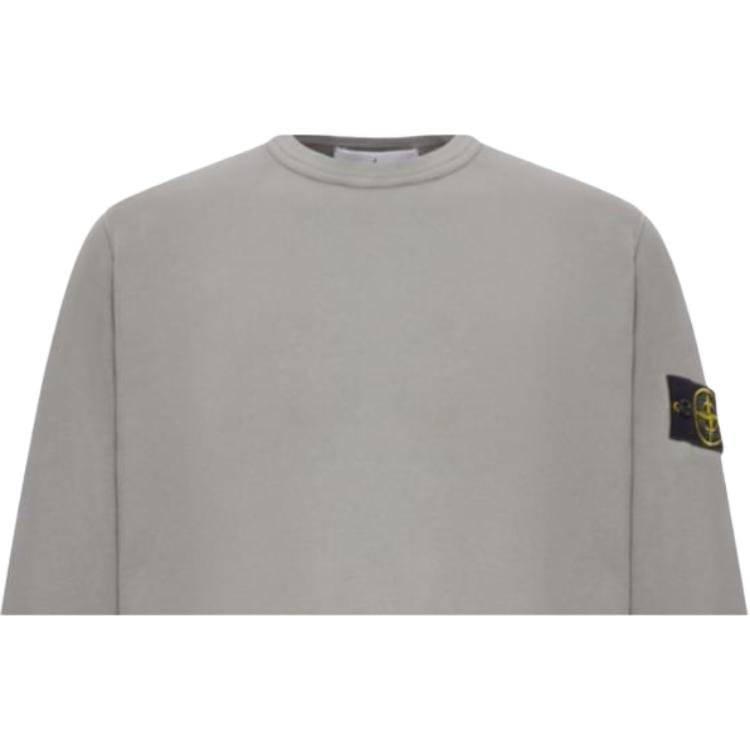 STONE ISLAND Felpa girocollo manica lunga da uomo Grigio K2S156100028S0A20-V006B