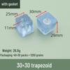 Transparent Anti-Slip Furniture Leg Pads, Heightening Round Moisture-Proof Foot Protectors for Chairs, Tables, Sofas
