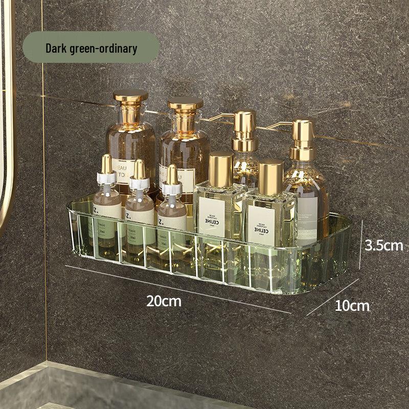 LIEI Drill-Free Wall-Mounted Bathroom Storage Shelf